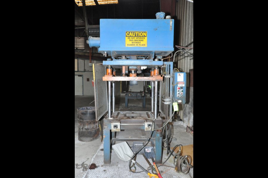 Picture of Metal Mechanics DCT-20 Four Column (Post) Vertical Hydraulic Die Casting Trim Press For_Sale DCMP-5116