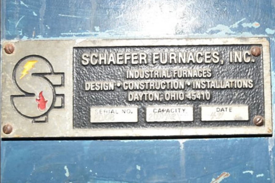 Picture of FW Schaefer FWS-2000-AMF-NG Reverberatory Type Wet Bath Stationary Aluminum Melting and Holding Furnace For_Sale DCMP-5162