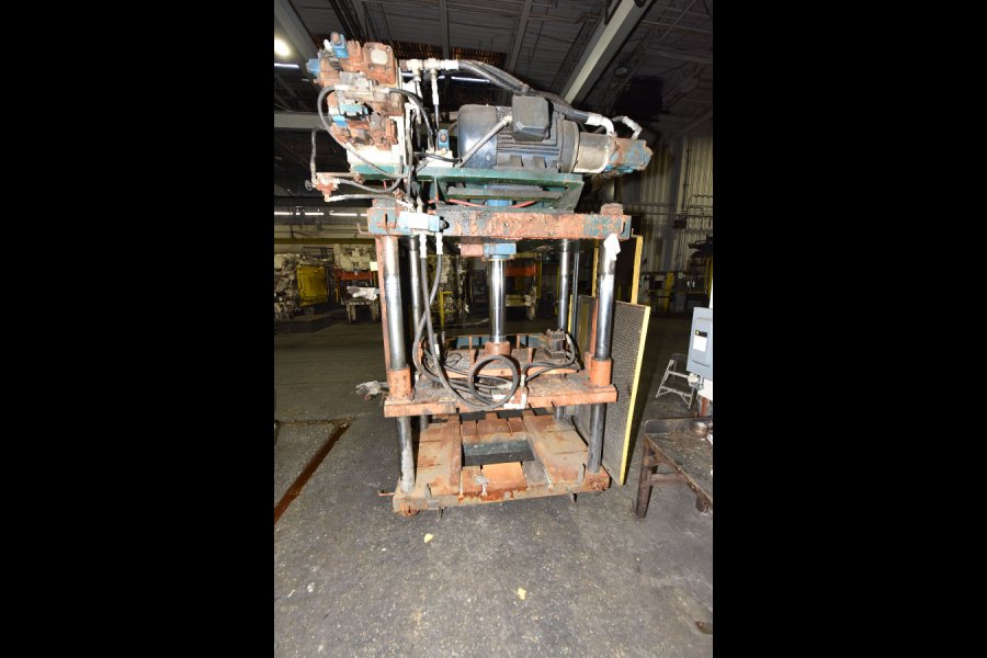 Image of Four Column (Post) Vertical Hydraulic Die Casting Trim Press For_Sale DCM-5202