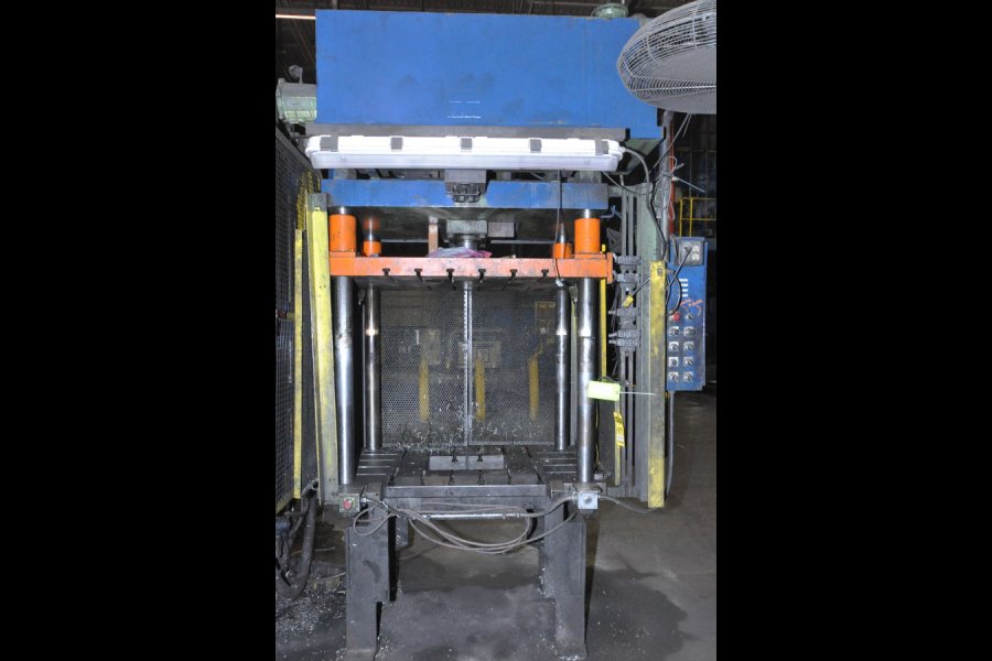 Picture of Metal Mechanics TP-50 Four Column (Post) Vertical Hydraulic Die Casting Trim Press For_Sale DCMP-5210