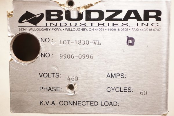 Detailed Pictures of Budzar Industries Single Zone Hot Oil Heater Unit DCMP-5257