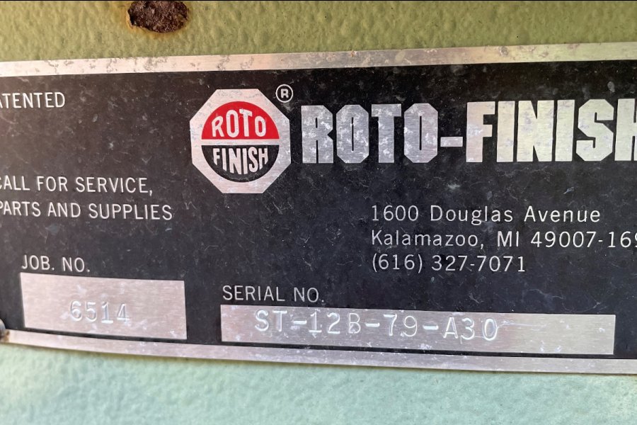 Detailed Pictures of Roto-Finish Vibratory Bowl Finishing Machine DCMP-5263