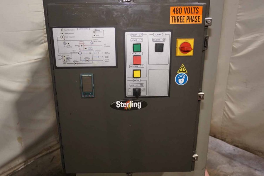 Picture of Sterlco Single Zone Portable Hot Oil Process Heater Temperature Control Unit with Cooling Water Circuit DCMP-5271