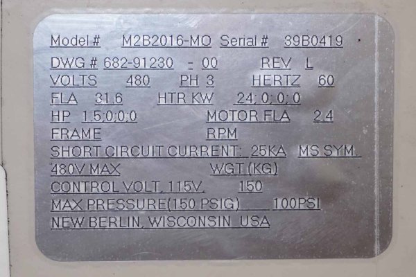 Detailed Pictures of Sterlco Single Zone Hot Oil Heater Unit DCMP-5272 Detailed Pictures of Sterlco Single Zone Hot Oil Heater Unit DCMP-5272