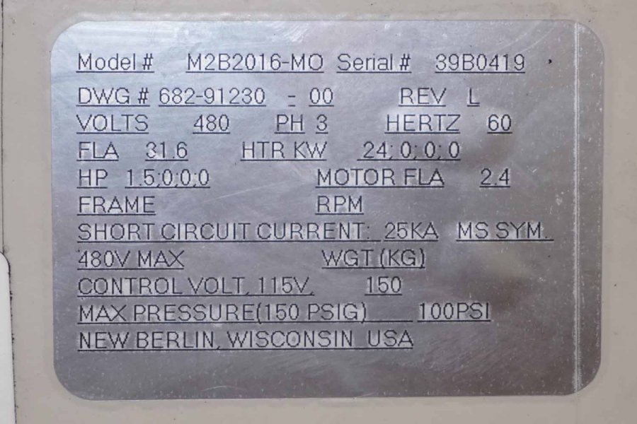 Detailed Pictures of Sterlco Single Zone Hot Oil Heater Unit DCMP-5272 Detailed Pictures of Sterlco Single Zone Hot Oil Heater Unit DCMP-5272