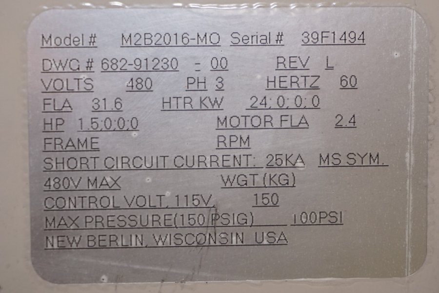 Detailed Pictures of Sterlco Single Zone Hot Oil Heater Unit DCMP-5279 Detailed Pictures of Sterlco Single Zone Hot Oil Heater Unit DCMP-5279