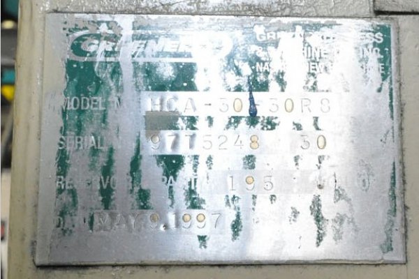 Detailed Pictures of Greenerd Gap Frame Hydraulic Trim Press DCMP-5329