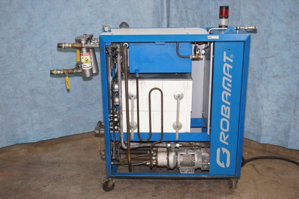 Picture of Robamat Dual (two) Zone Portable Hot Oil Process Heater Temperature Control Unit with Cooling Water Circuit DCMP-5361