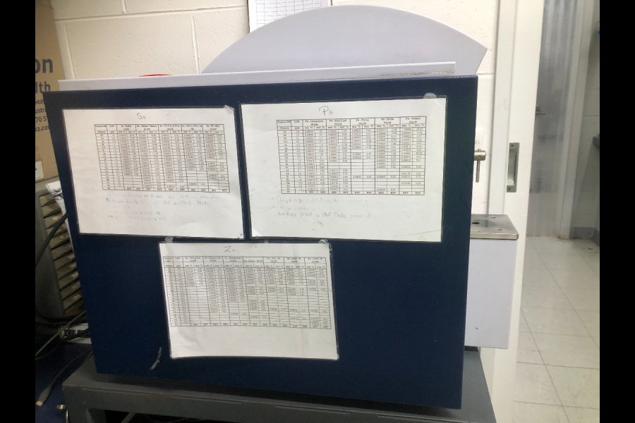 Used Bruker Q4 TASMAN 20 Channel Metal Analytic Mass Spectrometer For