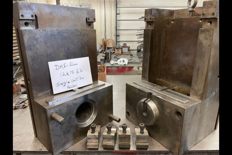 Picture of DME DCS-1215-A-HD Heavy Duty, Single Unit, Cold Chamber Aluminum master unit die holder For_Sale DCMP-5460