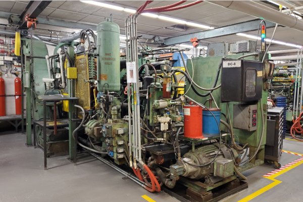 Picture of Model Prince 450 HCL DCMP-5519 Picture of Prince Horizontal Hot Chamber Zinc (Zamak) High Pressure Die Casting Machine DCMP-5519