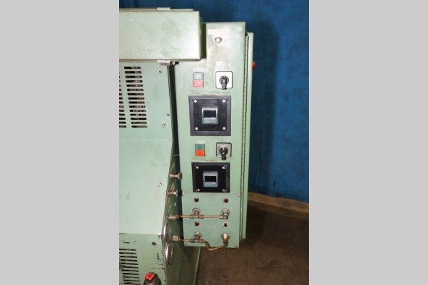 Picture of Mokon MR4G12-J2 Dual (two) Zone Portable Hot Oil Process Heater Temperature Control Unit with Cooling Water Circuit For_Sale DCMP-5572 Picture of Mokon Model MR4G12-J2 Hot Oil Heater unit with Cooling Circuit For_Sale DCM-5572