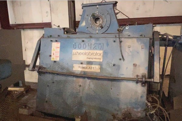 Picture of Wheelabrator TMR-7 Batch Type Rubber Belt Tumble Blast Abrasive Shot Blast & Peening Machine For_Sale DCMP-5633