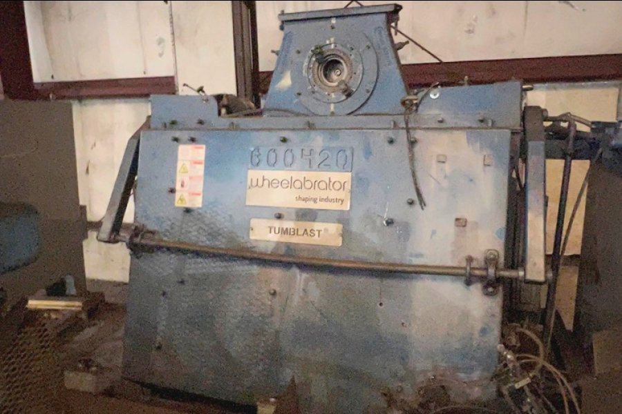 Detailed Pictures of Wheelabrator Steel Belt Tumble Shot Blast Machine DCMP-5633 Detailed Pictures of Wheelabrator Steel Belt Tumble Shot Blast Machine DCMP-5633