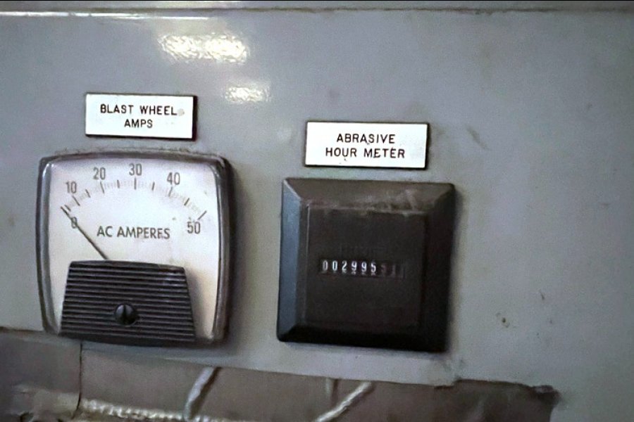 Detailed Pictures of Wheelabrator Steel Belt Tumble Shot Blast Machine DCMP-5633 Detailed Pictures of Wheelabrator Steel Belt Tumble Shot Blast Machine DCMP-5633
