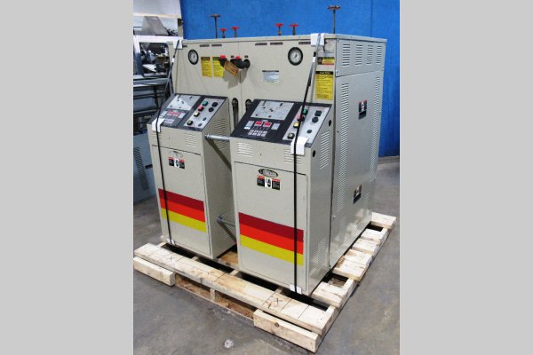 Picture of Model Sterlco M2B9026-JO DCMP-5646 Picture of Sterlco Dual (two) Zone Portable Hot Oil Process Heater Temperature Control Unit DCMP-5646
