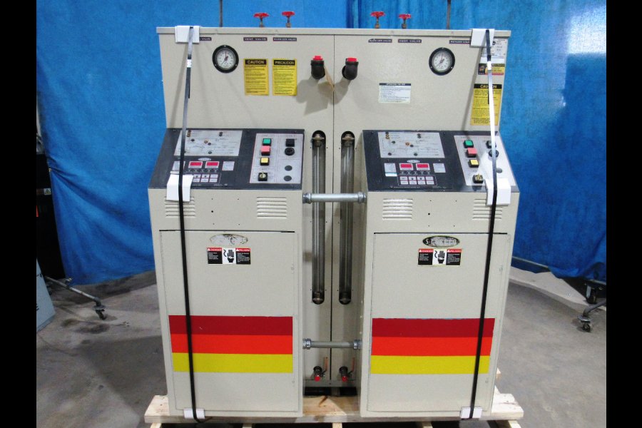 Image of Sterlco Model M2B9026-JO Dual Zone Hot Oil Heater Unit For_Sale DCM-5646 Image of Dual (two) Zone Portable Hot Oil Process Heater Temperature Control Unit For_Sale DCM-5646