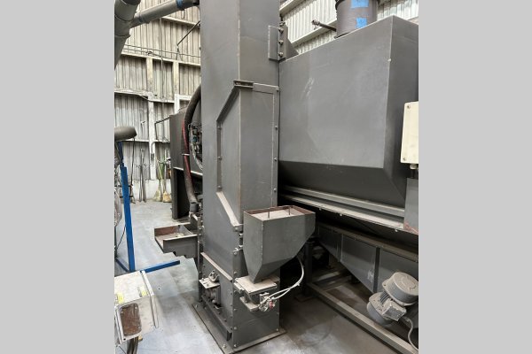 Detailed Pictures of Rosler Rubber Belt Tumble Shot Blast Machine DCMP-5647