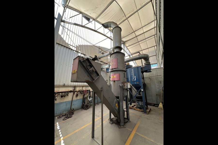 Detailed Pictures of Rosler Rubber Belt Tumble Shot Blast Machine DCMP-5647