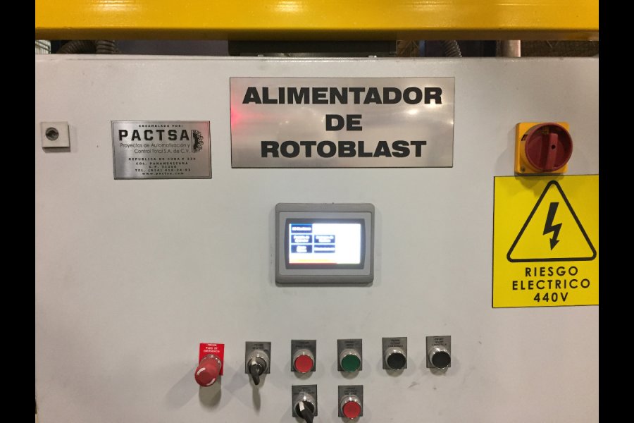 Detailed Pictures of Rosler Rubber Belt Tumble Shot Blast Machine DCMP-5647