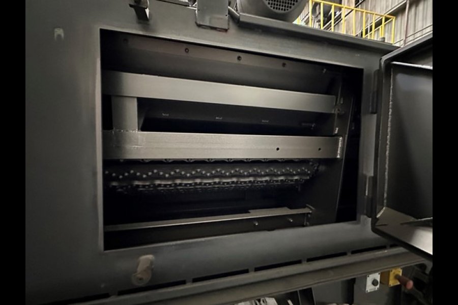 Detailed Pictures of Rosler Rubber Belt Tumble Shot Blast Machine DCMP-5647