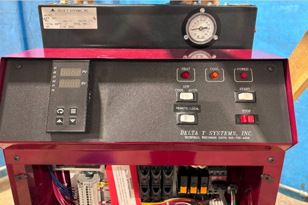 Detailed Pictures of Delta T Systems Hot Oil Heater unit with Cooling Circuit DCMP-5657 Detailed Pictures of Delta T Systems Hot Oil Heater unit with Cooling Circuit DCMP-5657