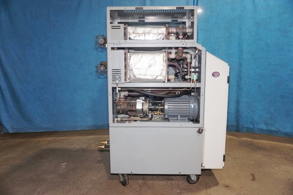 Image of Dual (two) Zone Portable Hot Oil Process Heater Temperature Control Unit with Cooling Water Circuit For_Sale DCM-5662 Picture of Model Mokon H54218AFB DCMP-5662