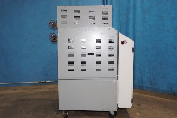 Picture of Model Mokon H542218AFB DCMP-5663 Picture of Mokon Dual (two) Zone Portable Hot Oil Process Heater Temperature Control Unit with Cooling Water Circuit DCMP-5663