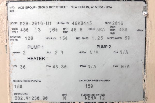 Detailed Pictures of Sterlco Hot Oil Heater unit with Cooling Circuit DCMP-5679