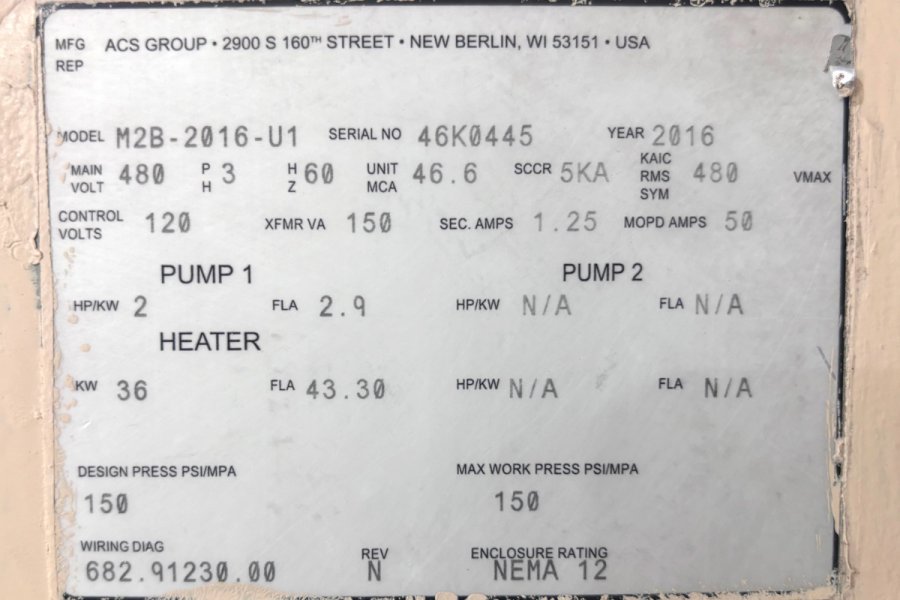 Detailed Pictures of Sterlco Hot Oil Heater unit with Cooling Circuit DCMP-5679