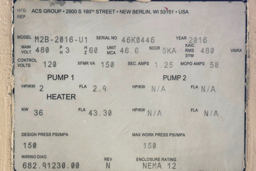 Detailed Pictures of Sterlco Hot Oil Heater unit with Cooling Circuit DCMP-5684